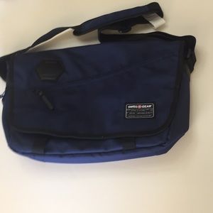 Swiss Gear Messenger Laptop Bag Blue New With Tags